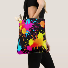 Vivid Neon Abstrakt Art in Motion