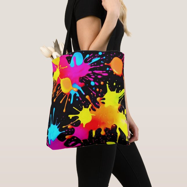 Vivid Neon Abstrakt Art in Motion (Von Nahem)