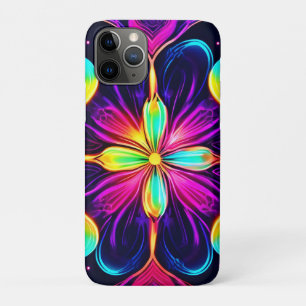 Vivid Neon Floral Mandala Art Case-Mate iPhone Hülle