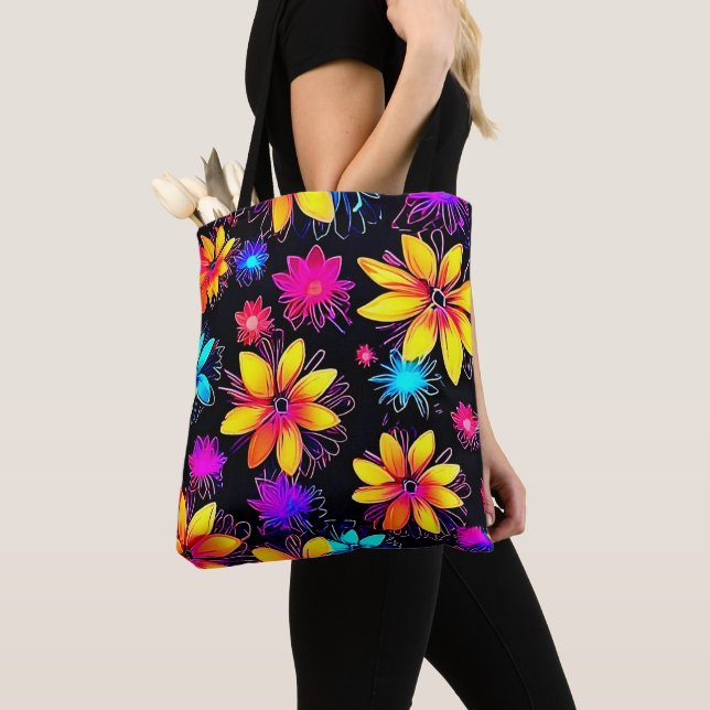 Vivid Neon Floral Pattern (Von Nahem)