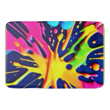 Vivid Neon Splashes