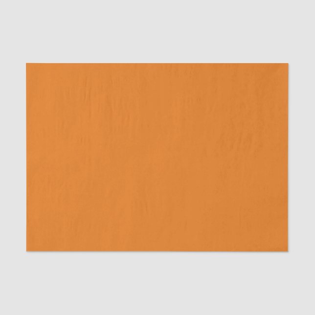 Vivid Orange Solid Color Tissue Paper Seidenpapier (Vorderseite)