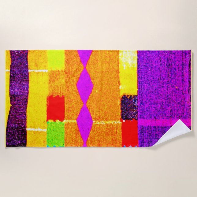 Vivid Palette Harmony Strandtuch (Vorderseite)