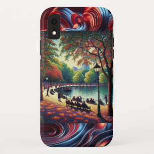 "Vivid Park: farbenfroher Hintergrund iPhone Case" Case-Mate iPhone Hülle