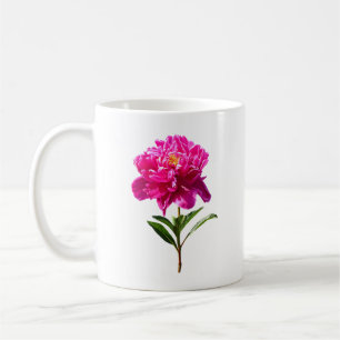 Vivid Pink Peony Kaffeetasse