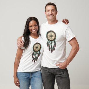 Vivid Polynesischer Dreamcatcher Tattoo Design T-S T-Shirt
