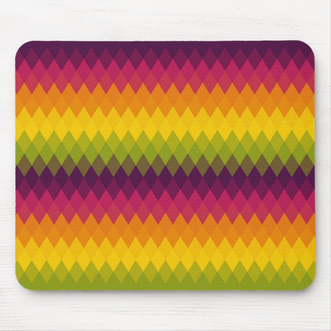 Vivid Prism Cascade Mouse Pad Mousepad (Vorne)