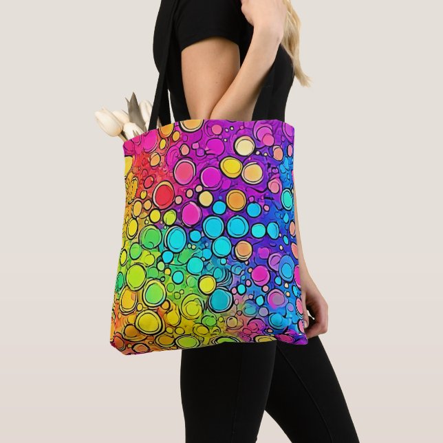 Vivid Rainbow Bubble Abstraction (Von Nahem)