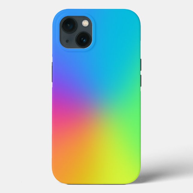 Vivid Rainbow Gradient Case-Mate iPhone Hülle (Rückseite)