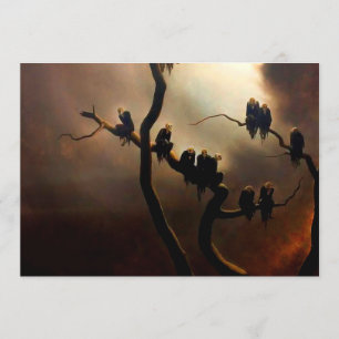 Vivid Retro - Ghosts in a Tree Einladung