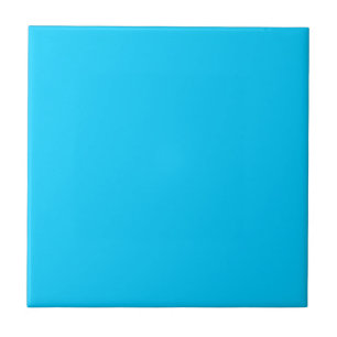 Vivid Sky Blue Solid Color Fliese