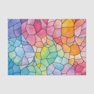 Vivid Spectrum Rainbow Decoupage Seidenpapier