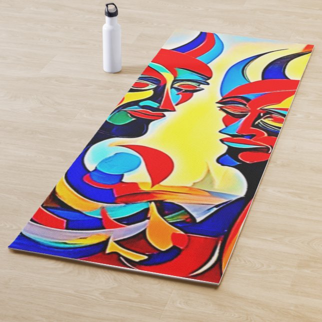 Vivid Spirit Pair Design Yogamatte (Beispiel)