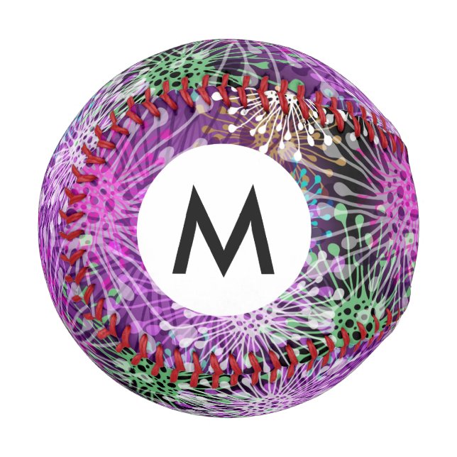 Vivid Spotty Pattern Baseball (Vorderseite Links)