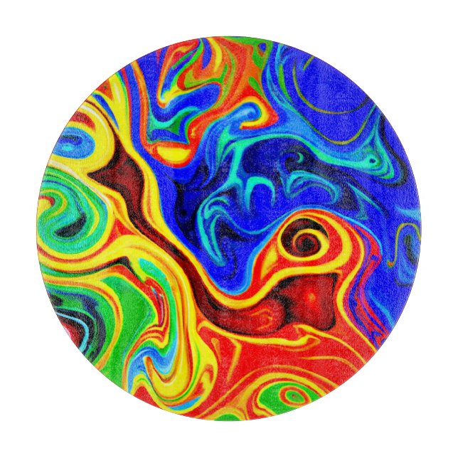 Vivid Style Muster Schneidebrett (Vorderseite)