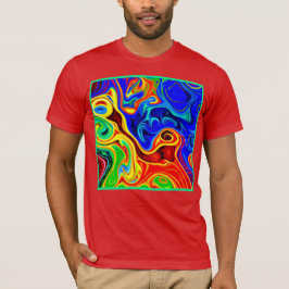 Vivid Style Muster T-Shirt