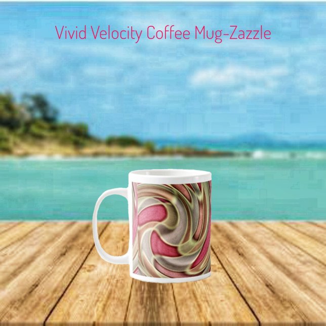Vivid Velocity Jumbo-Tasse (Von Creator hochgeladen)