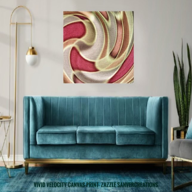 Vivid Velocity Leinwanddruck (Von Creator hochgeladen)