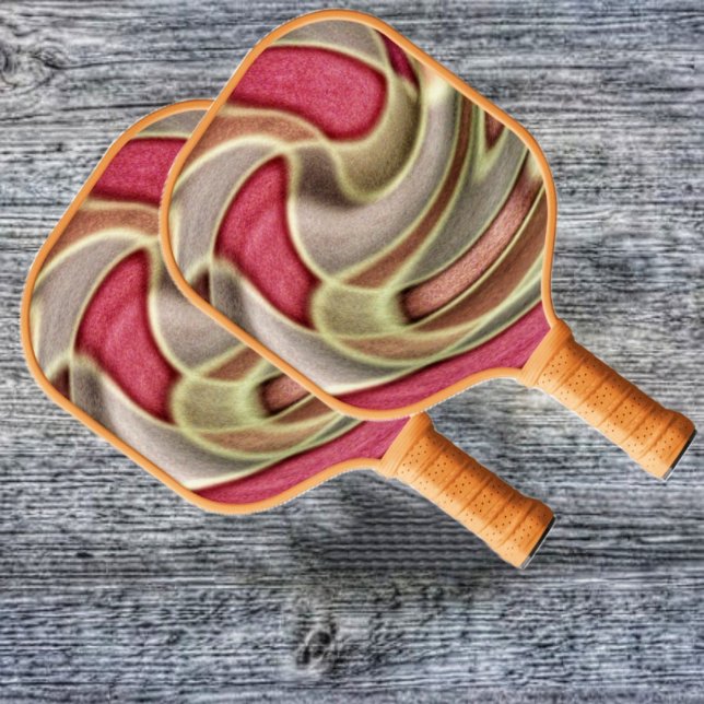 Vivid Velocity Pickleball Schläger (These vibrant swirls of color, are sure to draw you, to this Vivid Velocity Pickleball Paddle!)