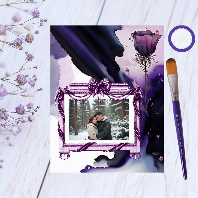 Vivid Violet Rose Scrapbook Paper (Von Creator hochgeladen)