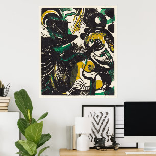 Vivid Vision of Expression von Franz Marc - Genesi Poster