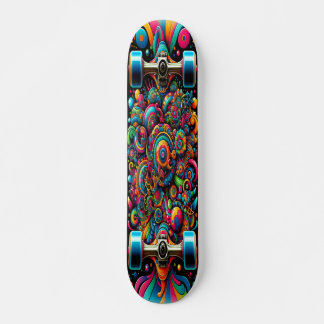 ‚Vivid Vortex‘ Skateboard