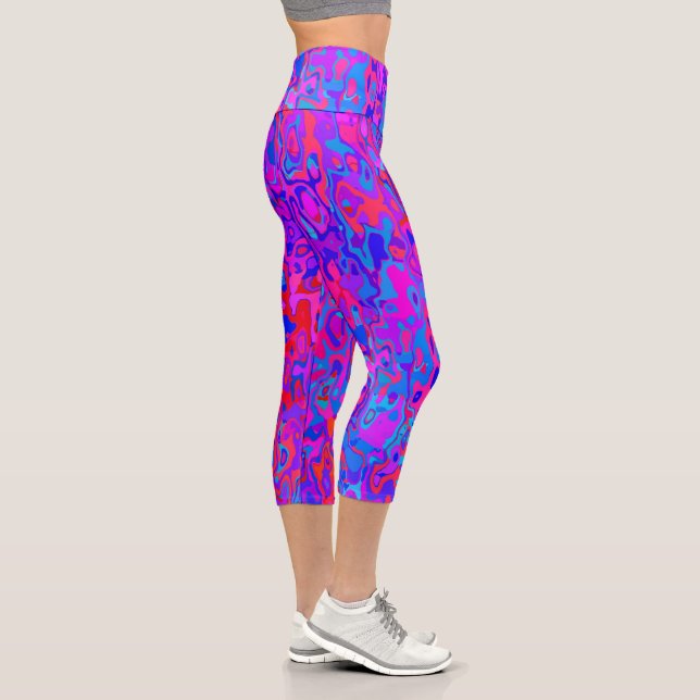 Vivide Camouflage Capri Leggings (Rechts)