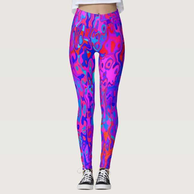 Vivide Camouflage Leggings (Vorderseite)