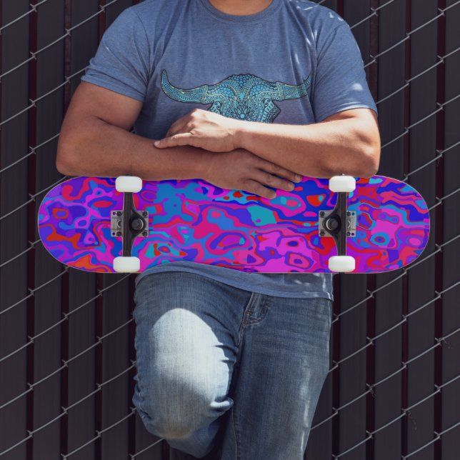 Vivide Camouflage Skateboard (Außenbereich 3)