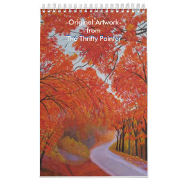 Vivide Farben Original Acrylbilder Kalender