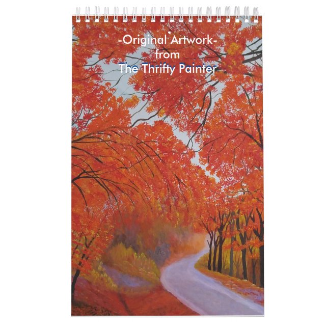 Vivide Farben Original Acrylbilder Kalender (Titelbild)