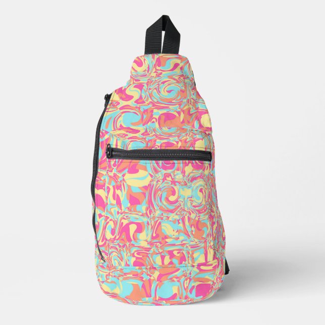 Vivide Wirbel Crossbody Bag (Vorderseite)