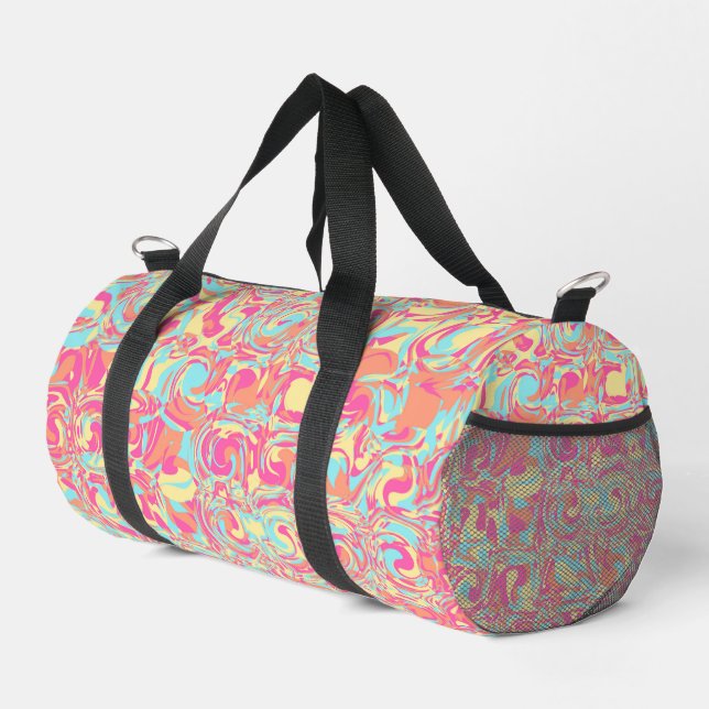 Vivide Wirbel Duffle Bag (Rechte Ecke)