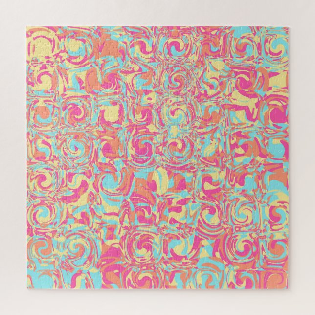 Vivide Wirbel Puzzle (Vertikal)