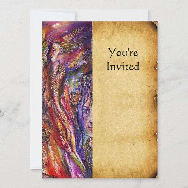 VIVIEN UND MERLIN EINLADUNG (Vorderseite)