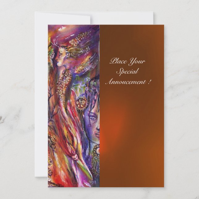 VIVIEN UND MERLIN EINLADUNG (Vorderseite)