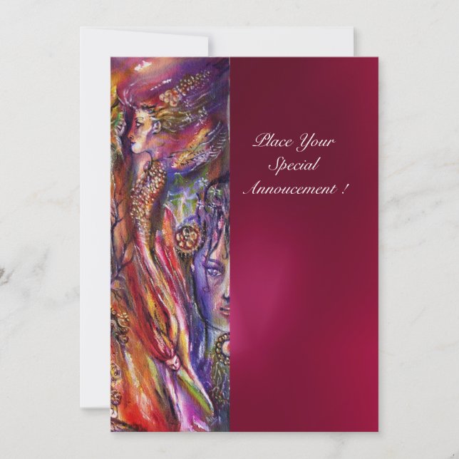 VIVIEN UND MERLIN EINLADUNG (Vorderseite)