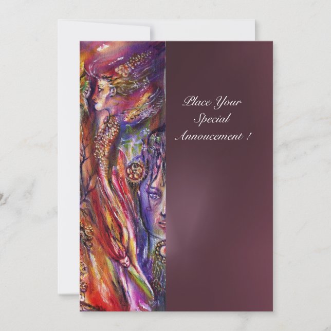 VIVIEN UND MERLIN EINLADUNG (Vorderseite)