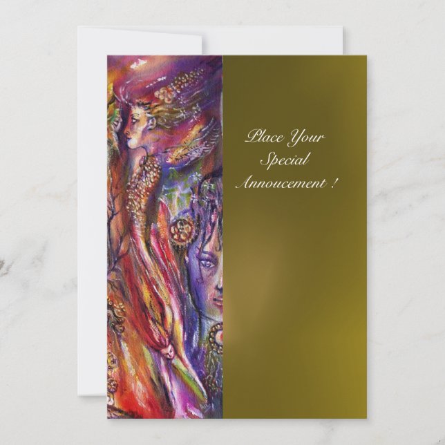 VIVIEN UND MERLIN EINLADUNG (Vorderseite)