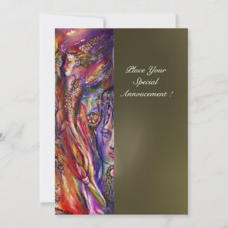 VIVIEN UND MERLIN Fantasy Einladung