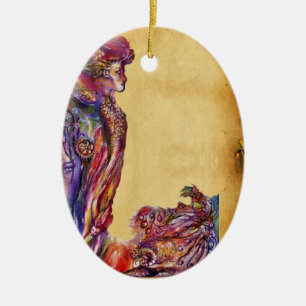 VIVIEN UND MERLIN KERAMIK ORNAMENT