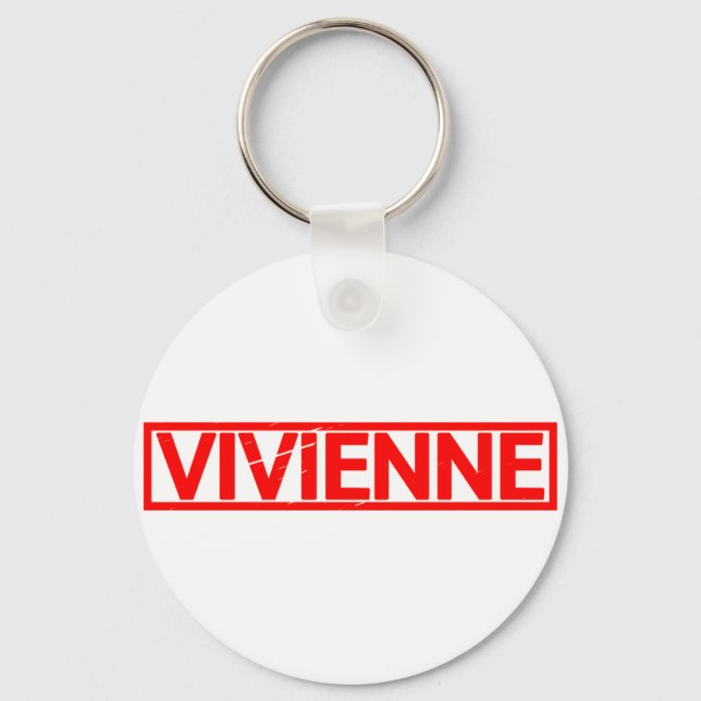 Vivienne-Briefmarke Schlüsselanhänger (Vorderseite)
