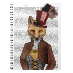 Vivienne Steampunk Fox Notizblock
