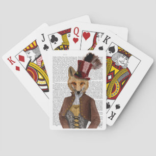 Vivienne Steampunk Fox Spielkarten