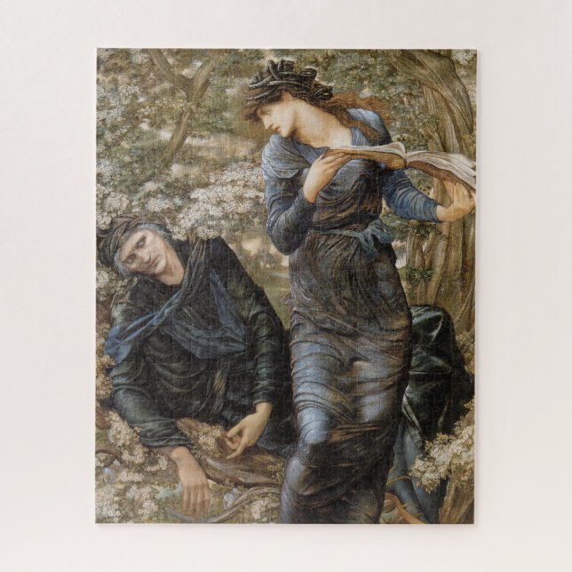 Viviens Beguiling of Merlin (Edward Burne-Jones) Puzzle (Vertikal)