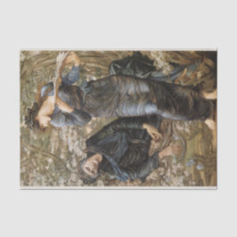 Viviens Beguiling of Merlin (Edward Burne-Jones) Seidenpapier