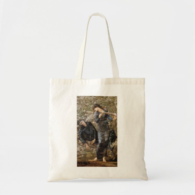 Viviens Beguiling of Merlin (Edward Burne-Jones) Tragetasche (Vorne)