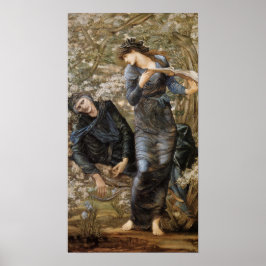 Viviens "Teasing off Merlin" (Edward Burne-Jones) Poster
