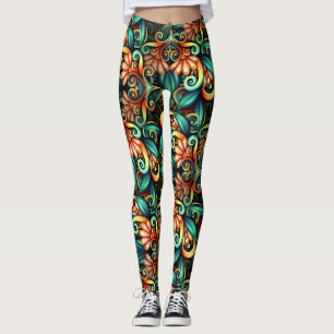 Vivily Regal Pop Mode Leggings