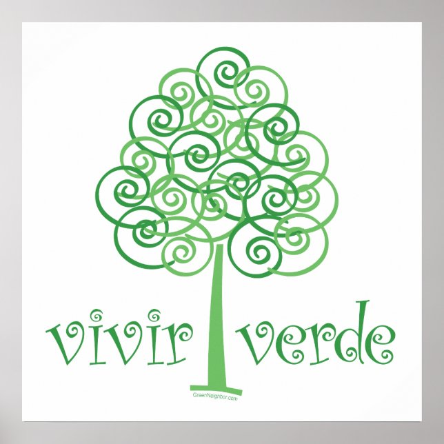 Vivir Verde Poster (Vorne)